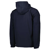 Men's Navy Manchester City Three-Layer Full-Zip Hooded Jacket