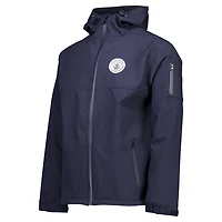 Men's Navy Manchester City Three-Layer Full-Zip Hoodie Jacket