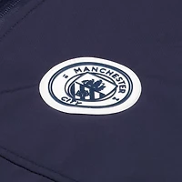 Men's Navy Manchester City Three-Layer Full-Zip Hoodie Jacket