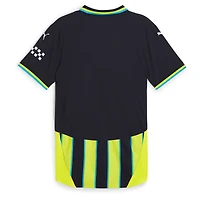 Men's Puma  Black Manchester City 2024/25 Away Authentic Jersey