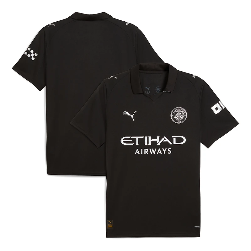 Men's Puma Black Manchester City 2025/26 Away Replica Jersey