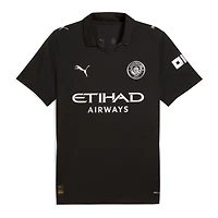 Maillot réplique extérieur Puma noir Manchester City 2025/26 pour homme