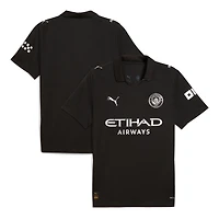 Men's Puma Black Manchester City 2025/26 Away Replica Jersey