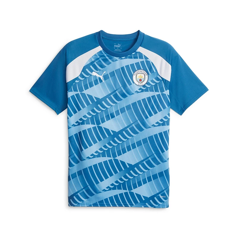 Maillot d'avant-match Puma Manchester City 2023/24 homme bleu