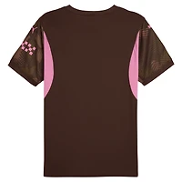 Men's Puma Brown Manchester City 2024/25 Replica Short Sleeve Goalkeeper Jersey