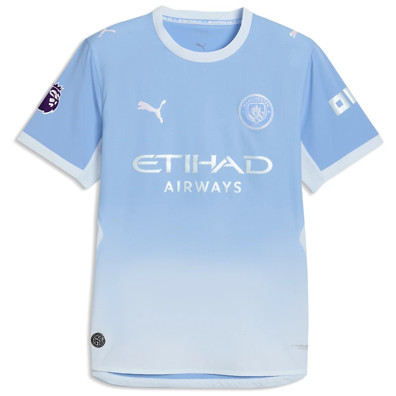 Men's Puma Erling Haaland Light Blue Manchester City 2026/27 Home On-Field Authentic Jersey