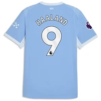 Maillot domicile authentique Puma Erling Haaland bleu clair Manchester City 2026/27