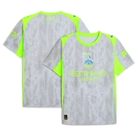 Men's Puma Gray/Neon Green Manchester City 2025/26 Third Replica Jersey