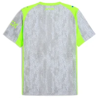 Men's Puma Gray/Neon Green Manchester City 2025/26 Third Replica Jersey