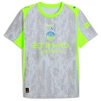 Men's Puma Erling Haaland Sky Blue Manchester City 2025/26 Home Replica Player Jersey