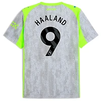Men's Puma Erling Haaland Sky Blue Manchester City 2025/26 Home Replica Player Jersey