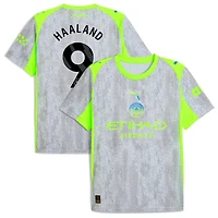 Men's Puma Erling Haaland Sky Blue Manchester City 2025/26 Home Replica Player Jersey