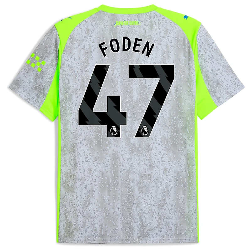 Maillot réplique Puma Phil Foden vert Manchester City 2025/26 pour homme
