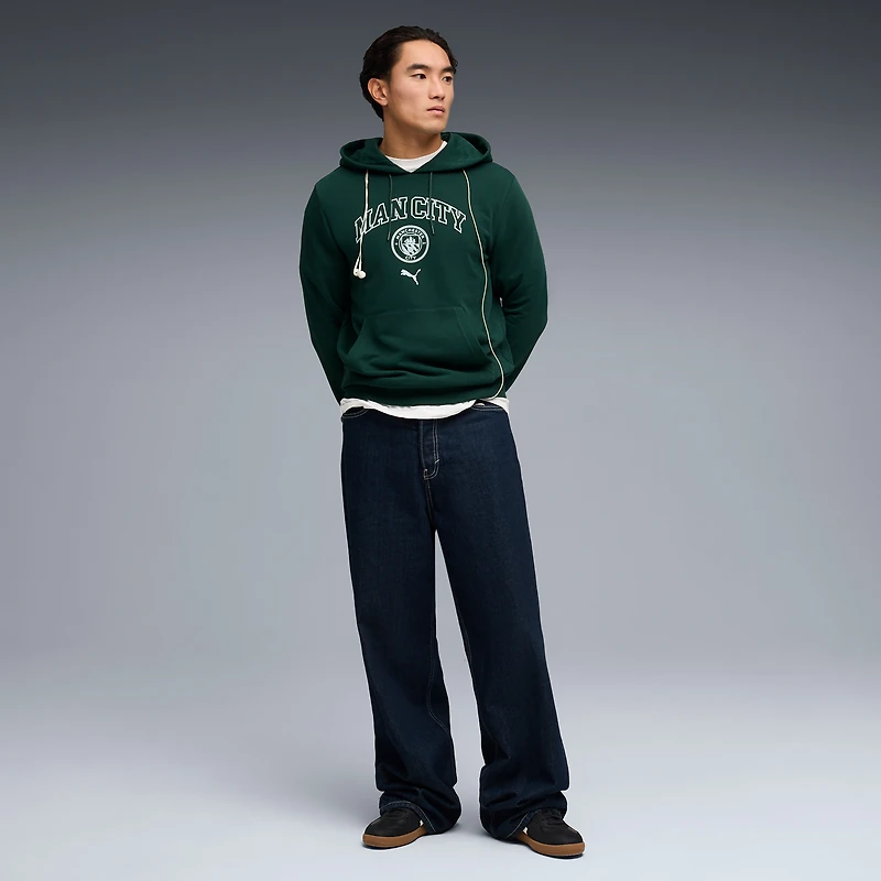 Men's Puma  Green Manchester City ftblCulture Hoodie