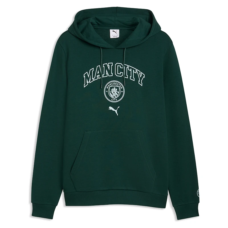 Men's Puma  Green Manchester City ftblCulture Hoodie