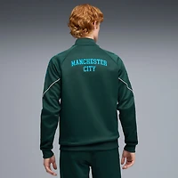 Men's Puma  Green Manchester City King Anthem dryCELL Full-Zip Jacket