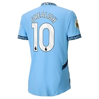 Men's Puma Jack Grealish Light Blue Manchester City 2024/25 Home Authentic Player Jersey
