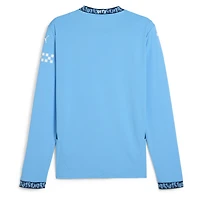 Men's Puma Light Blue Manchester City 2024/25 Home Replica Long Sleeve Jersey