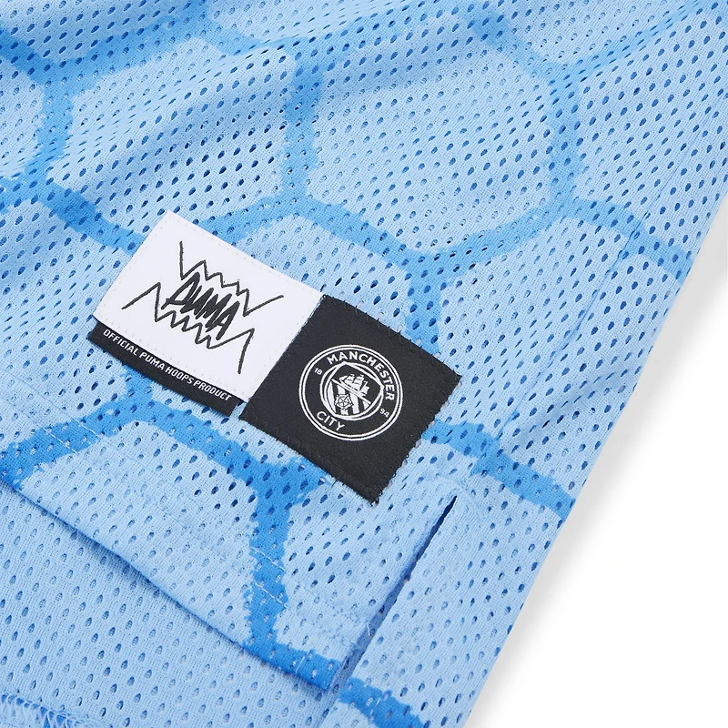 Men's Puma Light Blue Manchester City 2025 FIFA Club World Cup dryCELL Basketball Jersey