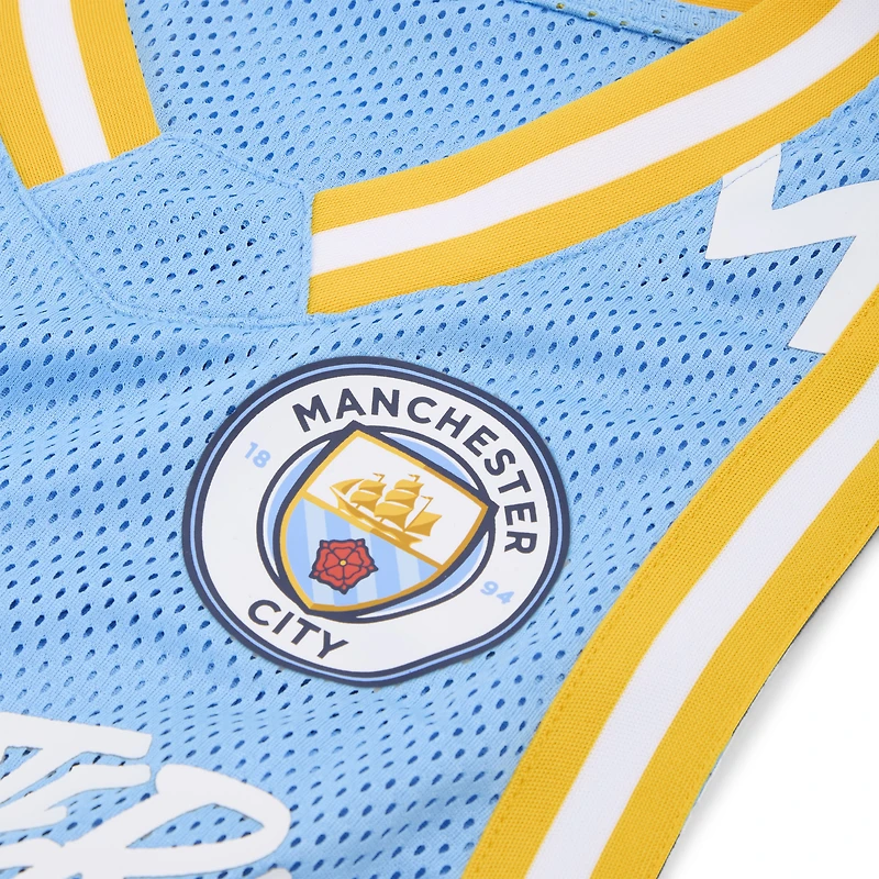 Men's Puma Light Blue Manchester City 2025 FIFA Club World Cup dryCELL Basketball Jersey