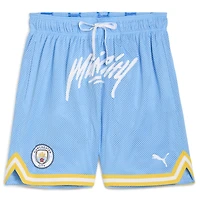 Men's Puma Light Blue Manchester City 2025 FIFA Club World Cup Hoops Reversible Shorts
