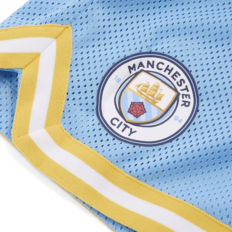 Men's Puma Light Blue Manchester City 2025 FIFA Club World Cup Hoops Reversible Shorts