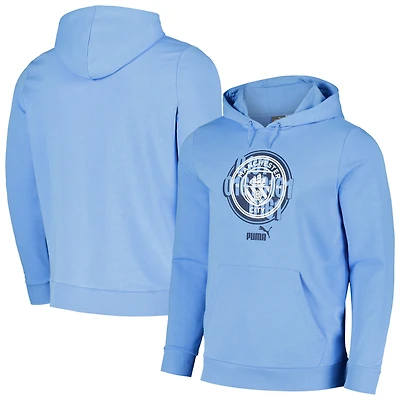 Men's Puma Light Blue Manchester City ftblCulture Pullover Hoodie
