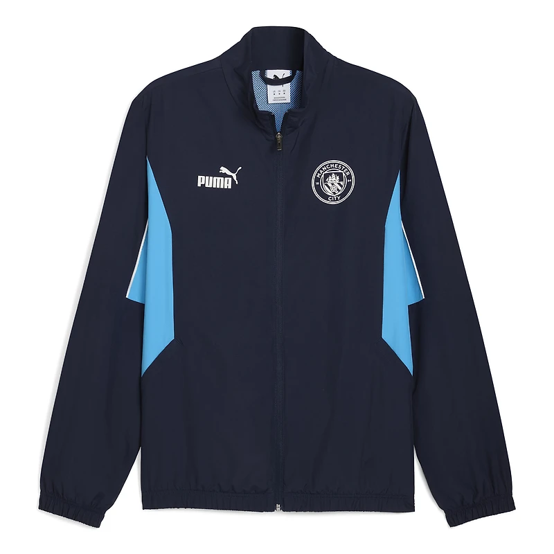 Men's Puma Navy Manchester City ftblARCHIVE Full-Zip Jacket