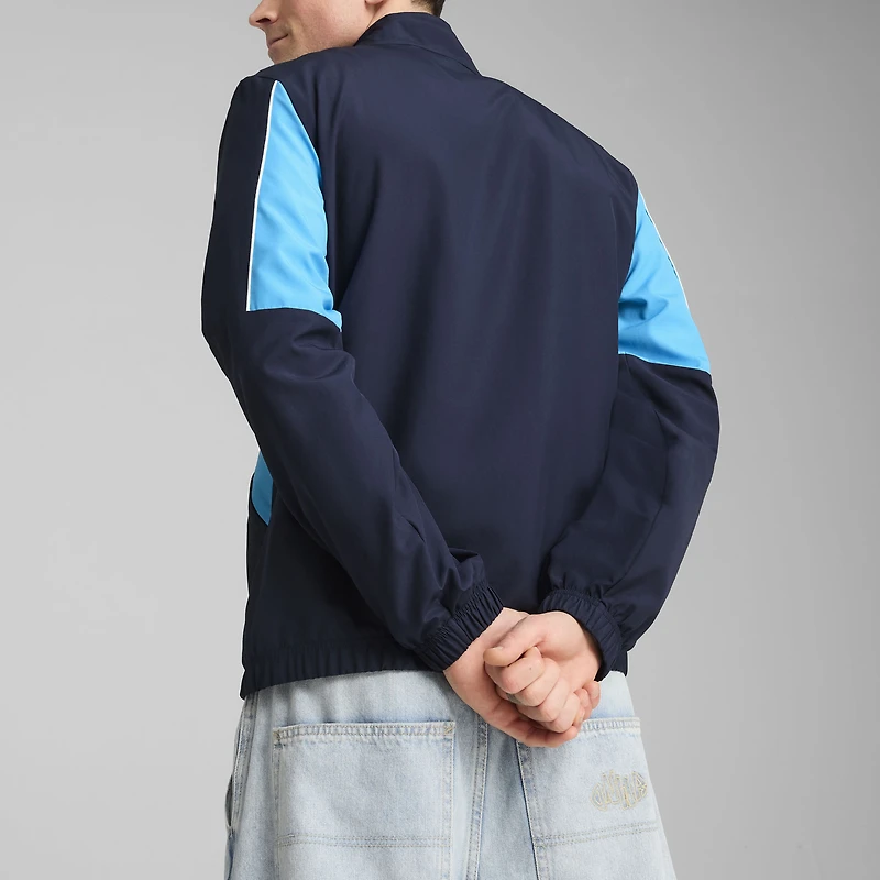 Men's Puma Navy Manchester City ftblARCHIVE Full-Zip Jacket
