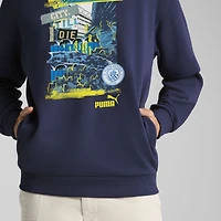 Men's Puma Navy Manchester City ftblNRGY+ Pullover Hoodie