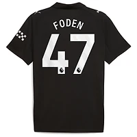 Maillot Puma Phil Foden noir pour homme, réplique du joueur extérieur Manchester City 2025/26