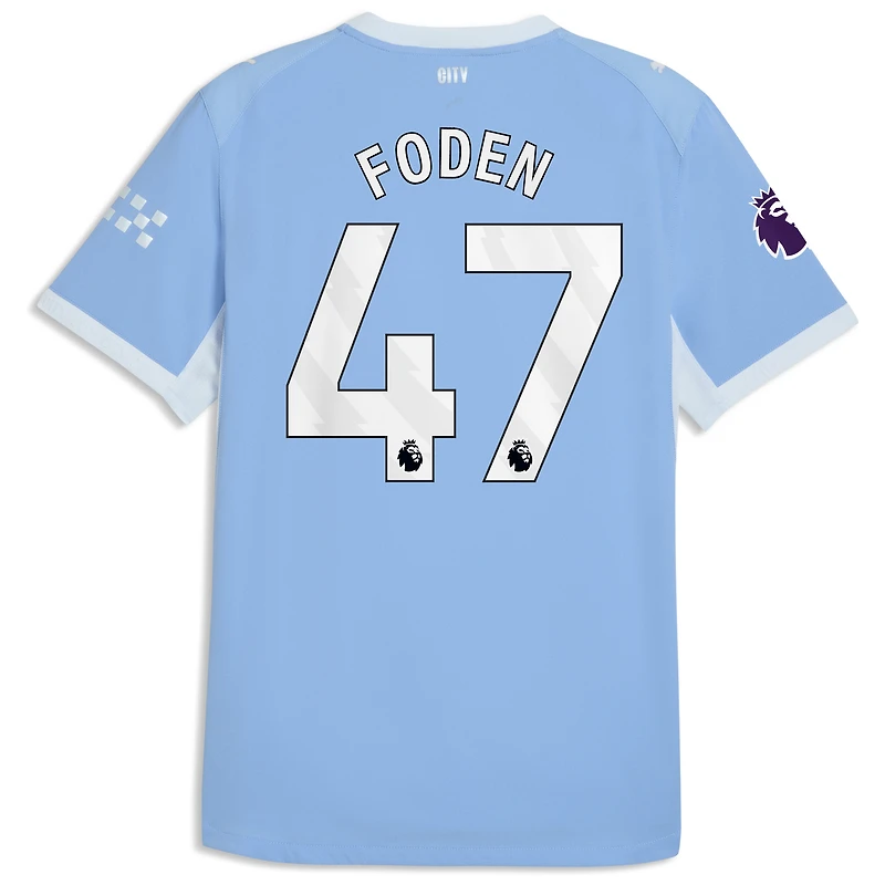 Men's Puma Phil Foden Light Blue Manchester City 2026/27 Home On-Field Authentic Jersey
