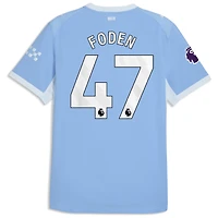 Men's Puma Phil Foden Light Blue Manchester City 2026/27 Home On-Field Authentic Jersey