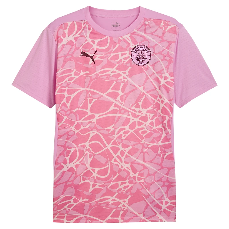 Men's Puma Pink Manchester City 2024/25 Pre-Match Jersey