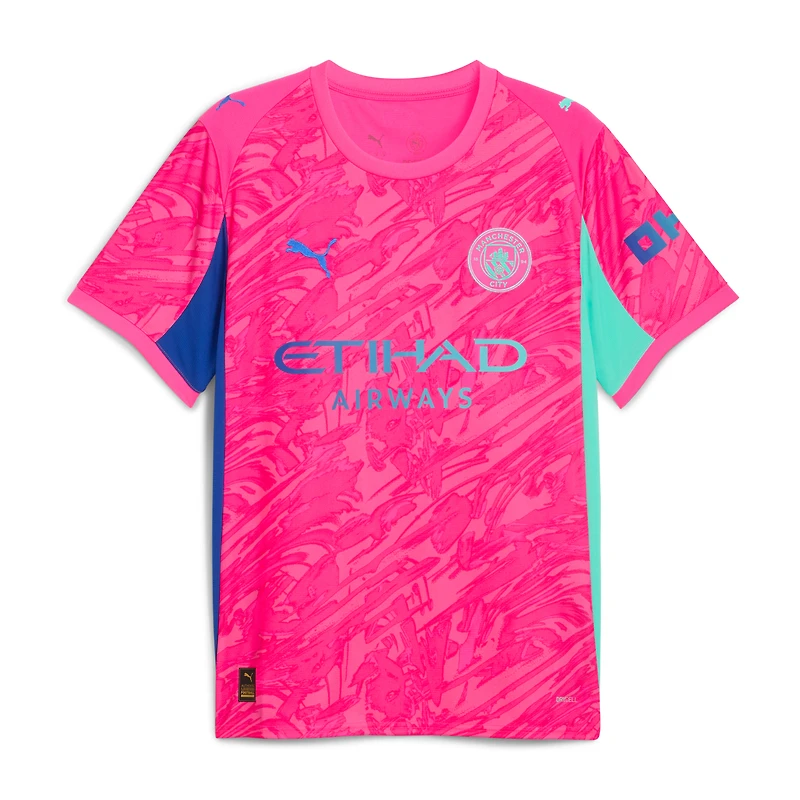 Men's Puma  Pink Manchester City 2025/26 Replica Goalkeeper Jersey
