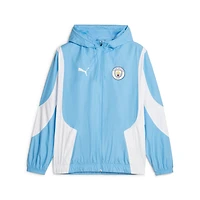 Men's Puma Sky Blue Manchester City 2023/24 Pre-Match Anthem Full-Zip Hoodie Jacket