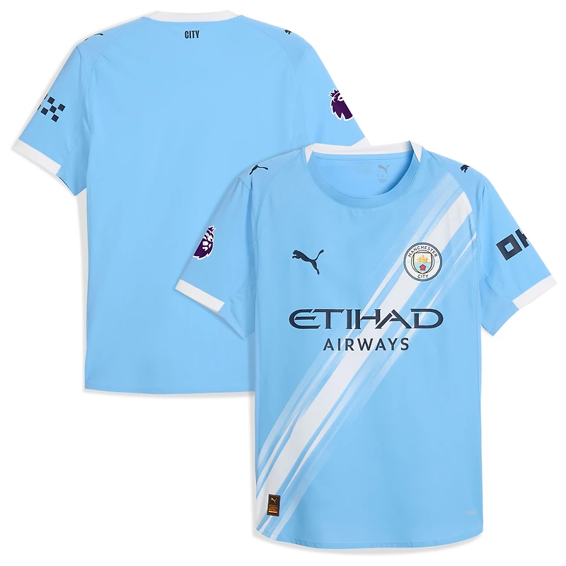 Men's Puma Sky Blue Manchester City 2025/26 Home Authentic Jersey