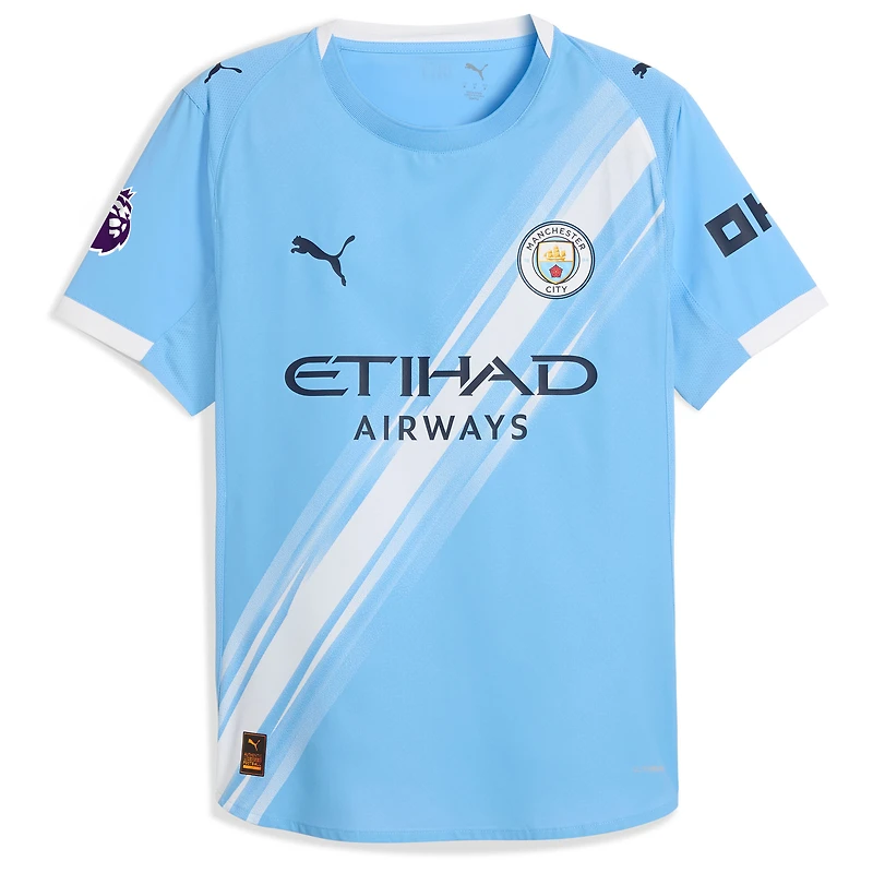 Men's Puma  Sky Blue Manchester City 2025/26 Home Authentic Jersey