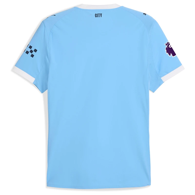 Men's Puma Sky Blue Manchester City 2025/26 Home Authentic Jersey