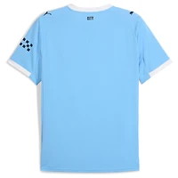 Men's Puma  Sky Blue Manchester City 2025/26 Home Replica Jersey