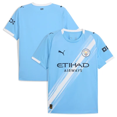 Men's Puma  Sky Blue Manchester City 2025/26 Home Replica Jersey