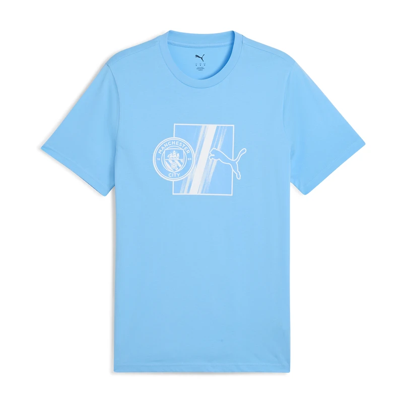 T-shirt Puma bleu ciel Manchester City ftblCulture pour homme