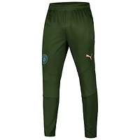 Men's Puma  Sky Forest Green Manchester City 2024/25 dryCELL Training Pants