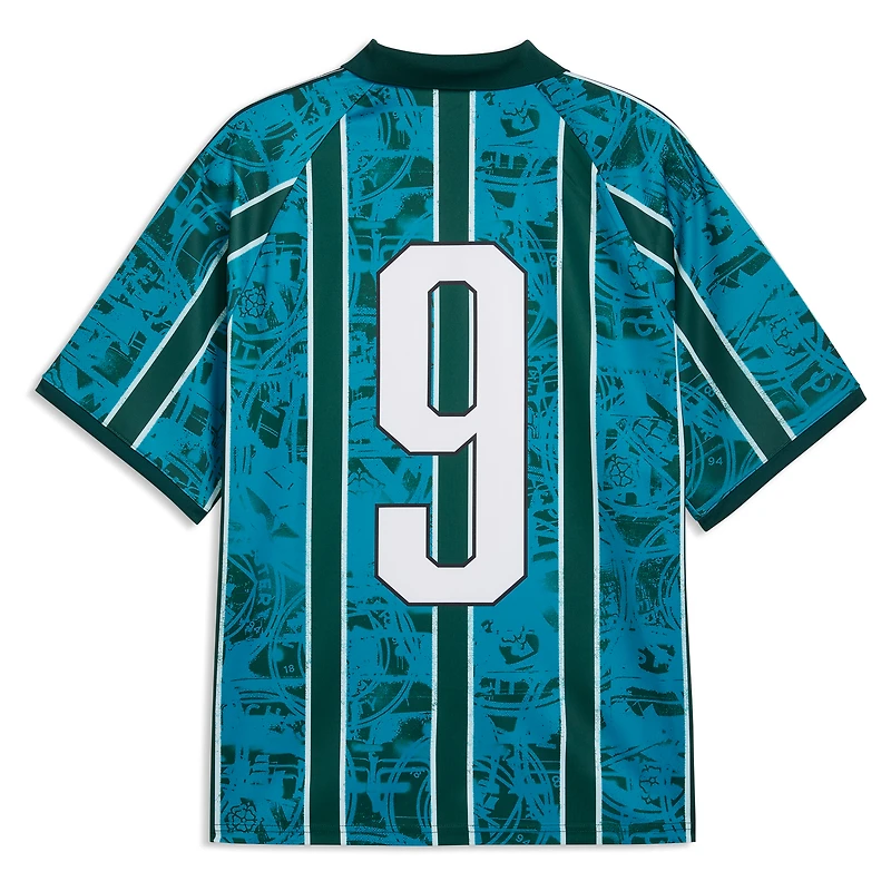 Men's Puma  Turquoise Manchester City King Retro Fashion Jersey