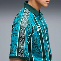 Men's Puma  Turquoise Manchester City King Retro Fashion Jersey