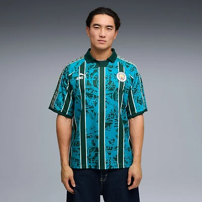 Men's Puma Turquoise Manchester City King Retro Fashion Jersey