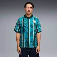 Men's Puma  Turquoise Manchester City King Retro Fashion Jersey
