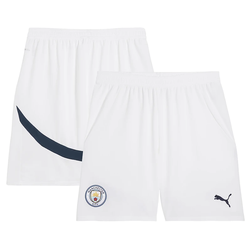 Short Puma blanc Manchester City 2024/25 dryCELL Home Replica pour homme