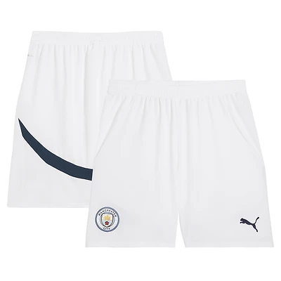 Short Puma blanc Manchester City 2024/25 dryCELL Home Replica pour homme