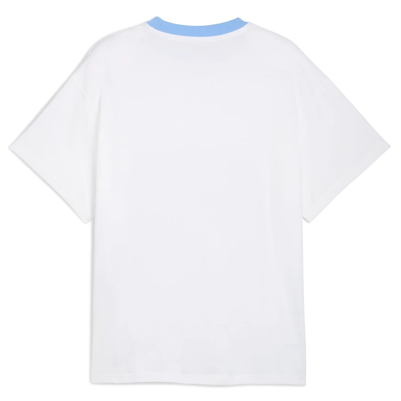 Men's Puma White Manchester City 2025 FIFA Club World Cup Hoops T-Shirt